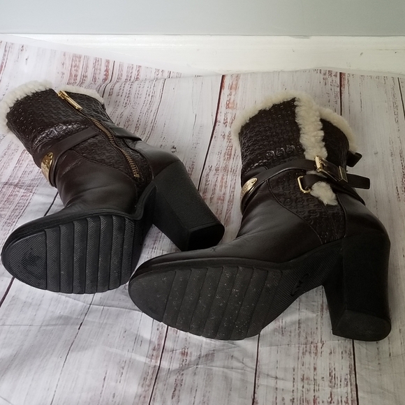 MICHAEL Michael Kors Leather Heeled Boots - Picture 4 of 16